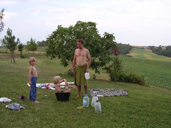 bath time at Garens
