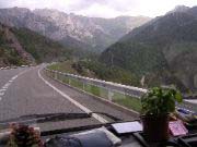 up into the pyrenees