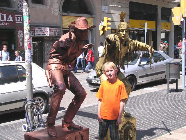 Ramblas Living Statues